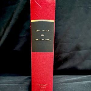 Anna Karenina Leo Tolstoy Red Cloth Bound Hardcover Dust Jacket (1991)